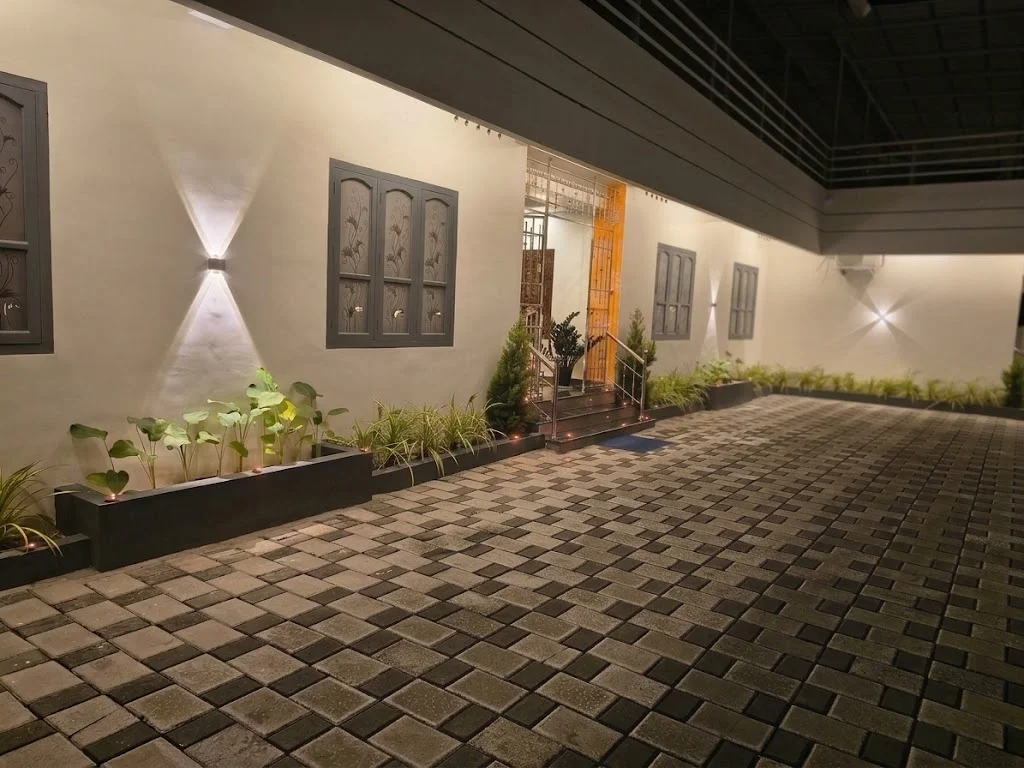 Resort parking area